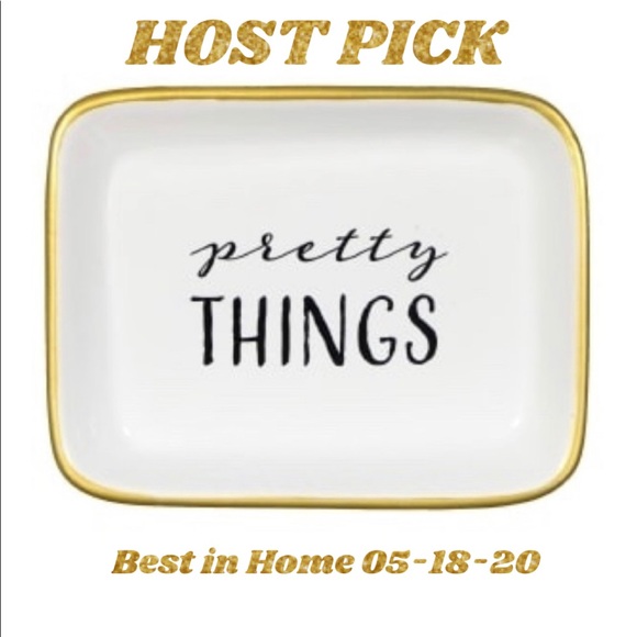 JEWELRY DISH / TRINKET TRAY - PRETTY THINGS - Picture 3 of 3